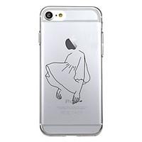 For iPhone 7 Plus 7 Case Cover Pattern Back Cover Case Playing with Apple Logo Cartoon Soft TPU for iPhone 6s Plus 6 5s SE 5