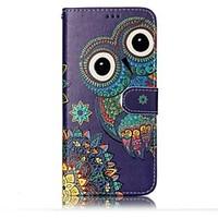 For Samsung Galaxy S8 Plus S8 Case Cover Card Holder Wallet Embossed Pattern Full Body Case Owl Hard PU Leather for S7 edge S7 S6 edge S6
