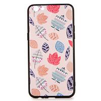 For OPPO R9s R9s Plus Case Cover Pattern Back Cover Case leaves Geometric Pattern Hard PC R9 R9 Plus