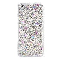 For Rhinestone DIY Case Back Cover Case Glitter Shine 3D Cartoon Hard PC for Apple iPhone 7 7 Plus 6s 6 Plus SE 5s 5