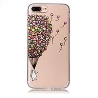 For iPhone 7 Plus 7 Embossed Hot Air Balloon Pattern High Quality TPU Soft Phone Case 6 Plus 6S 6 SE 5