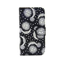 For iPhone 5 Case Card Holder / Wallet / with Stand / Flip Case Full Body Case Cartoon Hard PU Leather iPhone SE/5s/5