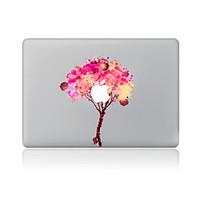 For MacBook Air 11 13/Pro13 15/Pro With Retina13 15/MacBook12 Scrawl Pink Tree Decorative Skin Sticker