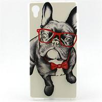 for sony case xperia z5 pattern case back cover case dog soft tpu for  ...