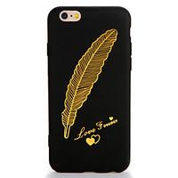 For Apple iPhone 7 7 Plus Case Cover Pattern Back Cover Case Feathers Soft TPU 6s plus 6plus 6s 6