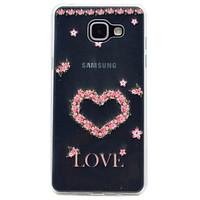 For Samsung Galaxy A3(2017) A5(2017) Case Cover Transparent Pattern Back Cover Case Flower Soft TPU for A7(2017) A5(2016) A3(2016)