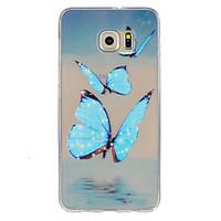 For Samsung Galaxy S7 Edge Ultra-thin / Embossed Case Back Cover Case Butterfly TPU SamsungS7 plus / S7 Active / S7 edge plus / S7 edge /