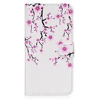 for Samsung Galaxy s8 s8 Plus Case Cover Plum Blossom Pattern PU Material Card Sten Twallet Phone Case S7 S6 S5 S7edge S6edge