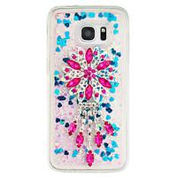 For Samsung Galaxy S7edge S7 DIY Rhinestone Case Back Cover Case Flower TPU for S6edge S6 S5