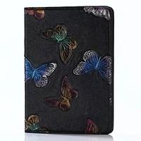 For iPad 2017 9.7inch Luxury Genuine leather Cases Cover Embossed Pattern 3D Cartoon Butterfly Case For ipad Air2/Air1/ipad Pro 9.7