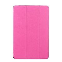 For Case Cover with Stand Auto Sleep / Wake Translucent Origami Full Body Case Solid Color Hard PU Leather for Apple iPad Pro 9.7\'\'