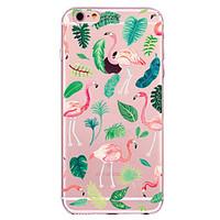 For Apple iPhone 7 7 Plus 6S 6 Plus Case Cover Flamingo Pattern Painted High Penetration TPU Material Soft Case Phone Case