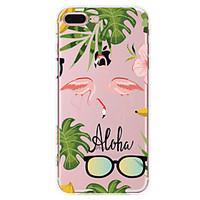 For Apple iPhone 7 7 Plus 6S 6 Plus Case Cover Flamingo Pattern Painted High Penetration TPU Material Soft Case Phone Case