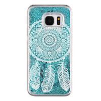 For Samsung Galaxy S8 Plus S8 Phone Case Dreamcatcher Pattern Flowing Quicksand Liquid Glitter Plastic PC Materia S7 edge S7