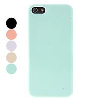 For iPhone 5 Case Other Case Back Cover Case Solid Color Hard PC iPhone SE/5s/5