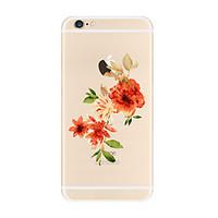 For Beautiful Pattern Flower Soft TPU for Apple iPhone 7 Plus iPhone 7 iPhone 6s Plus 6 Plus iPhone 6s 6 iPhone5 SE 5C iphone 4