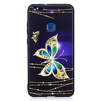 For Huawei P10 Lite P9 Lite Case Cover Butterfly Pattern Relief Back Cover Soft TPU P8 Lite 2017
