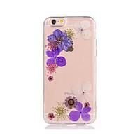 For DIY Case Back Cover Case Flower Soft TPU for Apple iPhone 7 Plus iPhone 7 iPhone 6s Plus/6 Plus iPhone 6s/6 iPhone SE/5s/5