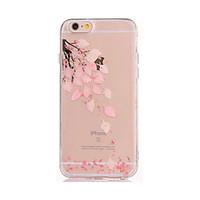 For DIY Case Back Cover Case Flower Soft TPU for Apple iPhone 7 Plus iPhone 7 iPhone 6s Plus/6 Plus iPhone 6s/6 iPhone SE/5s/5