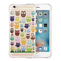 For iPhone 6 Case / iPhone 6 Plus Case Shockproof / Transparent / Pattern Case Back Cover Case Cartoon Soft SiliconeiPhone 6s Plus/6 Plus
