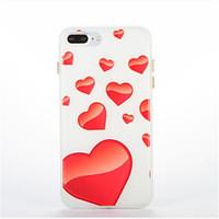 For Glow in the Dark Pattern Case Back Cover Case Heart Soft TPU for iPhone7 7plus 6 6Splus 5 5S