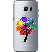 For Samsung Galaxy S6 Edge Plus S6 S7 Edge S7 Colorful tree Soft Material For Compatibility TPU