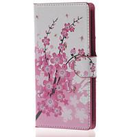 For LG Case Card Holder / Wallet / with Stand / Flip Case Full Body Case Tree Hard PU Leather LG Leon/LG C40 h340n