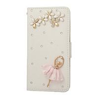 For Samsung Galaxy Case Card Holder / Rhinestone / with Stand / Flip Case Full Body Case 3D Cartoon PU Leather Samsung S5 / S4 / S3 / S2