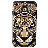 For Apple iPhone 7 7Plus 6S 6Plus Case Cover Tiger Head Pattern TPU Material Painted Relief Phone Case