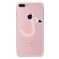 For Apple iPhone 7 7 Plus 6S 6 Plus Case Cover Flamingo Pattern Painted High Penetration TPU Material Soft Case Phone Case