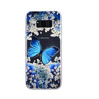 for samsung galaxy s8 plus s8 case cover butterfly pattern drop glue v ...