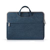 For MacBook Pro Air 11 13 15 Inch Sleeves Handbags Canvas Simple Portable Notebook Bag Solid Color Laptop Sleeves 15