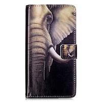 For HUAWEI P9 P8 Lite 5X 5C Y5II Y6II Case Cover Big Aars like Pattern Painting Card Stent PU Leather Phone Case