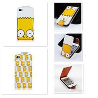 For iPhone 5 Case Flip Case Full Body Case Cartoon Hard PU Leather iPhone SE/5s/5