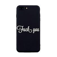 For Pattern Case Back Cover Case Word Phrase Hard Acrylic for iPhone 7 Plus 7 6s Plus 6 Plus 6s SE 5S 5