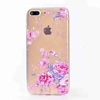 for iphone 7 plus 7 case cover translucent pattern back cover case flo ...