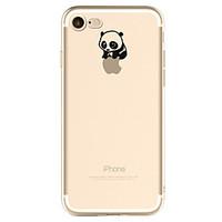 For Apple iPhone 7 7 Plus 6S 6 Plus Case Cover Panda Pattern Painted High Penetration TPU Material Soft Case Phone Case