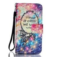 For iPhone 5 Case Card Holder / Wallet / with Stand / Flip / Pattern Case Full Body Case Word / Phrase Hard PU Leather iPhone SE/5s/5