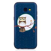 For Samsung Galaxy A3(2017) A5(2017) Case Cover Owl Pattern Painted Embossed Feel TPU Soft Case Phone Case A3(2016) A5(2016)