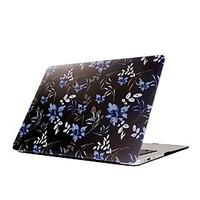 For MacBook Air Pro 11.6 13.3 15.4 inch Retain Case Cover Cartoon Drawing Painting Decorate Protector for New MacBook Flower Pattern