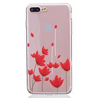 for translucent case back cover case flower soft tpu apple iphone 7 pl ...