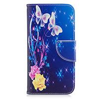 For Samsung Galaxy A5 (2017) A3 (2017) Case Cover Butterfly Pattern PU Material Card Stent Wallet Phone Case A5 (2016) A3 (2016)