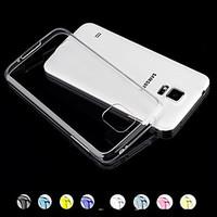 For Samsung Galaxy Case Transparent Case Back Cover Case Solid Color PC Samsung S5
