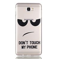 For Samsung Galaxy J7 J5 Prime Case Cover Eye Pattern Relief Dijiao TPU Material High Through The Phone Case J7 J5 J3 (2017) (2016)