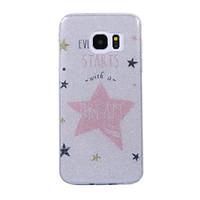 For Samsung Galaxy S8 S8 Plus Case Cove Star Pattern Flash Powder IMD Process TPU Material Phone Case S7 S6 Edge