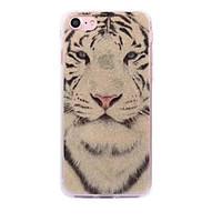 for apple iphone 7 7plus case cove white tiger pattern flash powder im ...