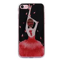 For Apple iPhone 7 7Plus Case Cove Dancing Girl Pattern Flash Powder IMD Process TPU Material Phone Case iPhone 6 6S Plus SE 5S 5