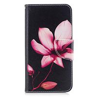 for huawei p10 p9 lite case cover flower pattern pu material card sten ...