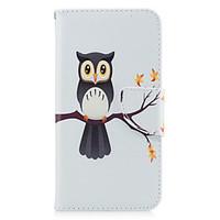 for huawei p10 p9 lite case cover owl pattern pu material card stent w ...