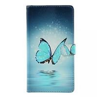 For Samsung Galaxy Case Card Holder / Wallet / with Stand / Flip Case Full Body Case Butterfly PU Leather Samsung J7 / J5 / J1